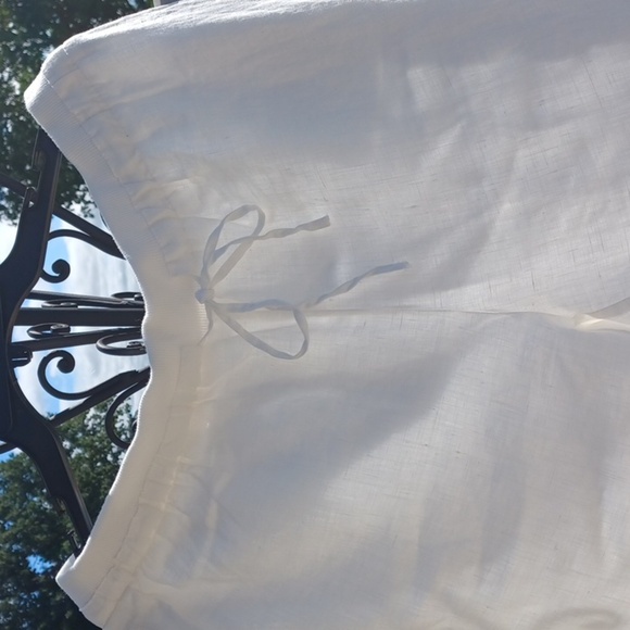 Ellen Tracy Linen pant, color Chalk, sz M - Picture 3 of 8